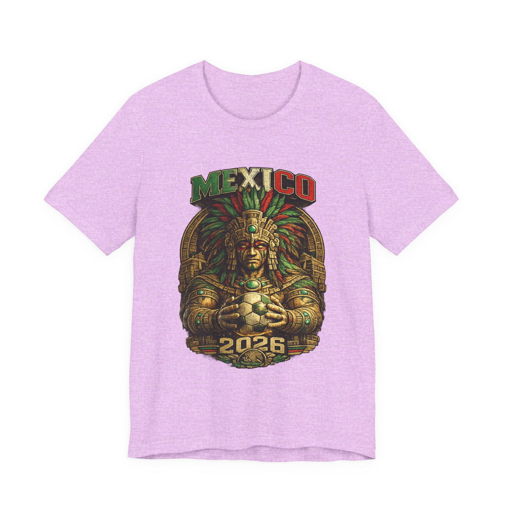 Mexico 2026 Aztec Warrior T-Shirt — Vintage Mexican Pride Soccer World Cup Tee