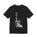 Statue of Liberty Graphic Tee — Black & White NYC Landmark T-Shirt