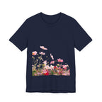 Floral Meadow Tee – Pink Wildflower Field Graphic T-Shirt
