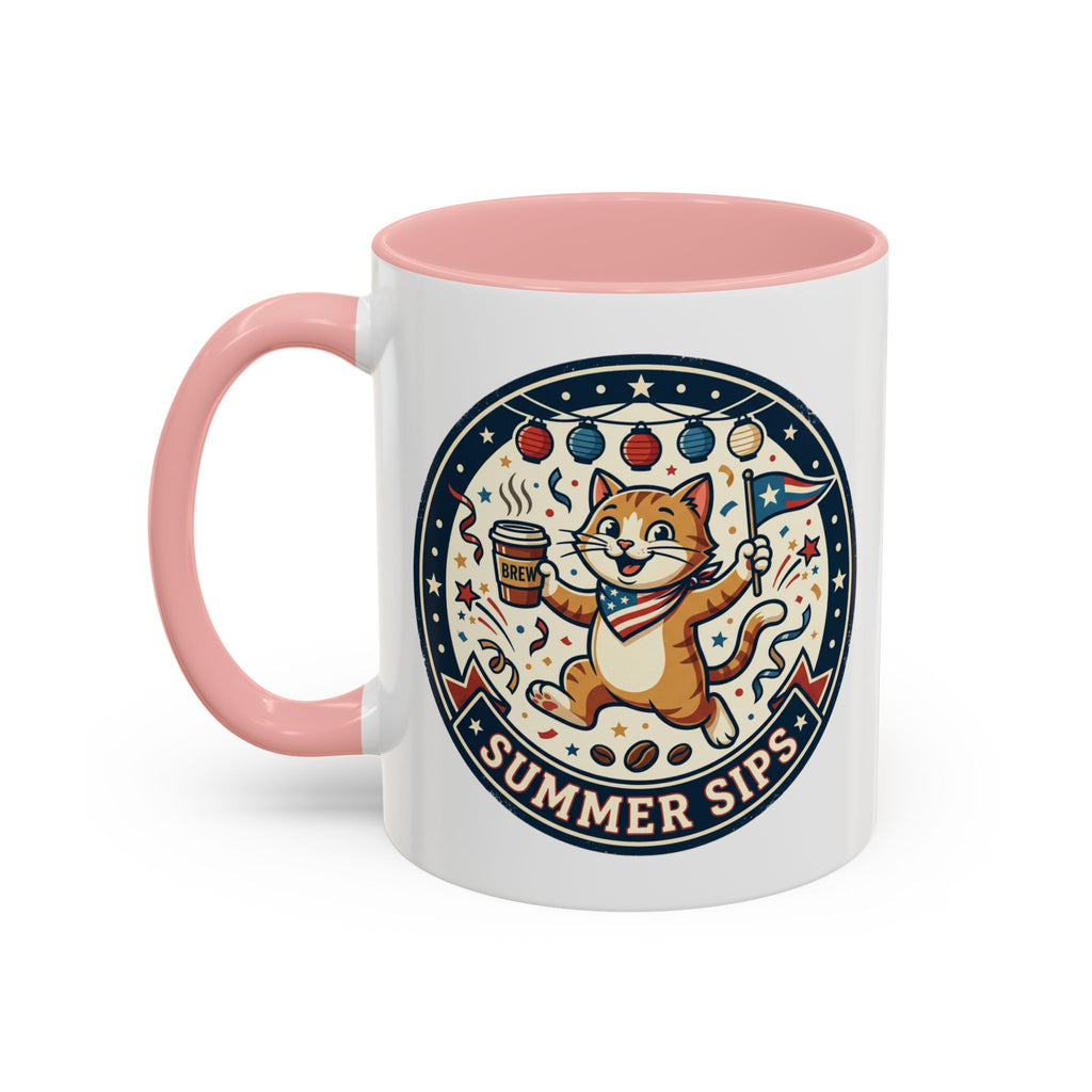 Space Camper Patch Coffee Mug — Retro Astronaut Camper 11/15oz Accent Mug