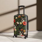 Tropical chihuahua Suitcase — Floral Pineapple Coconut Carry-On Luggage