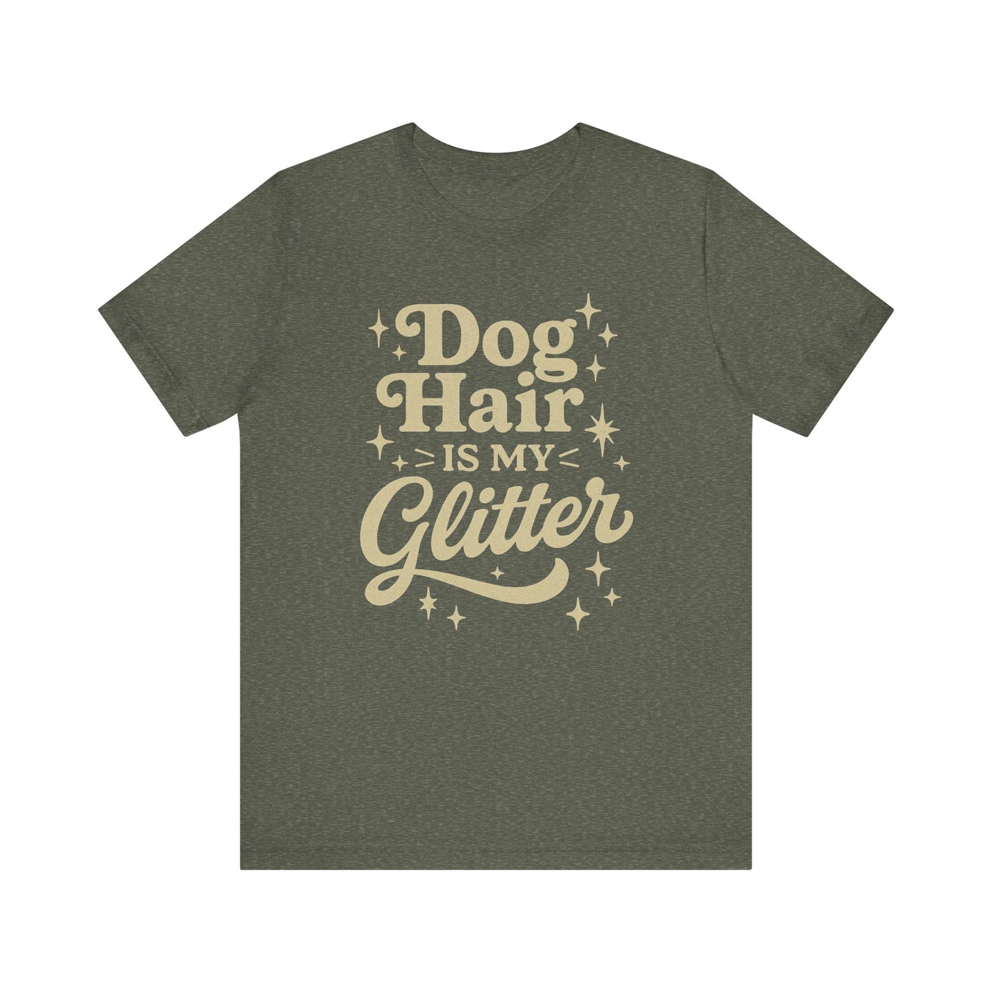 Dog Hair is My Glitter Unisex Jersey Tee - Perfect for Dog Lovers