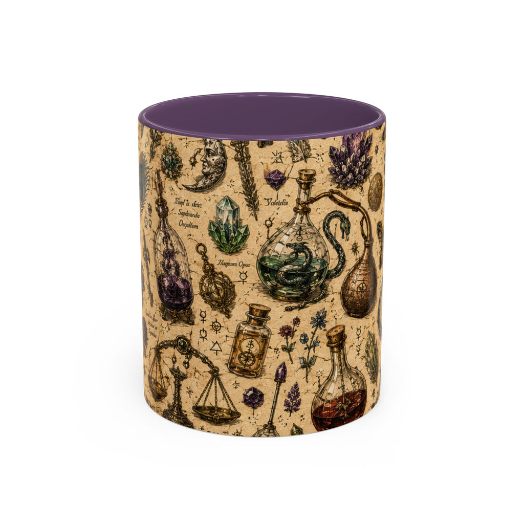 The Alchemist's Cabinet Coffee Mug — Vintage Apothecary Accent Mug (11/15 oz)