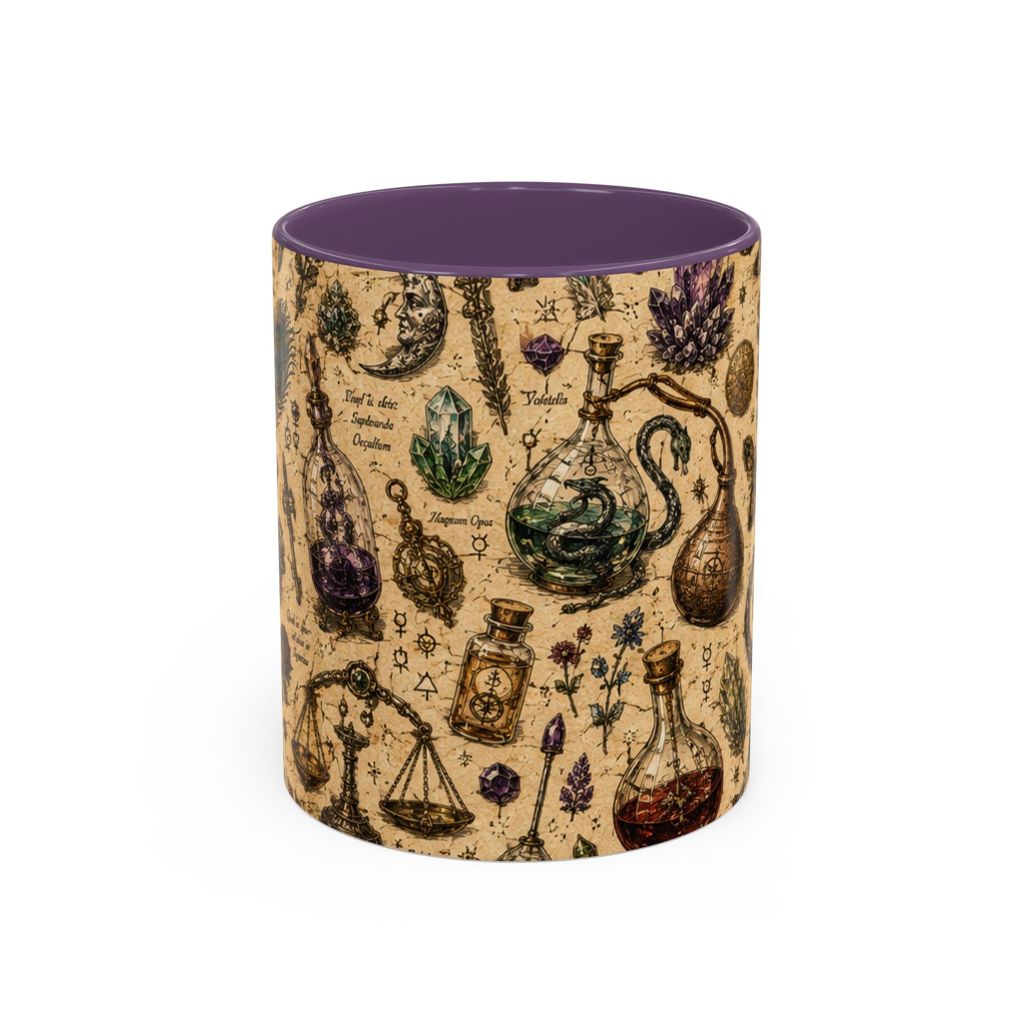 The Alchemist's Cabinet Coffee Mug — Vintage Apothecary Accent Mug (11/15 oz)