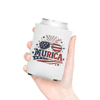 Can Cooler - ‘Murica American Flag Sunglasses Patriotic 4th of July Koozie