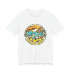 Amalfi Coast Vintage Travel Tee — Scenic Lemon & Vespa Graphic