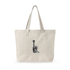 Statue of Liberty Canvas Tote — Zippered Eco Travel Bag