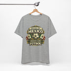 Mexico Soccer T‑Shirt — "Hecho en México, Criado con Fútbol" Vintage Football Tee