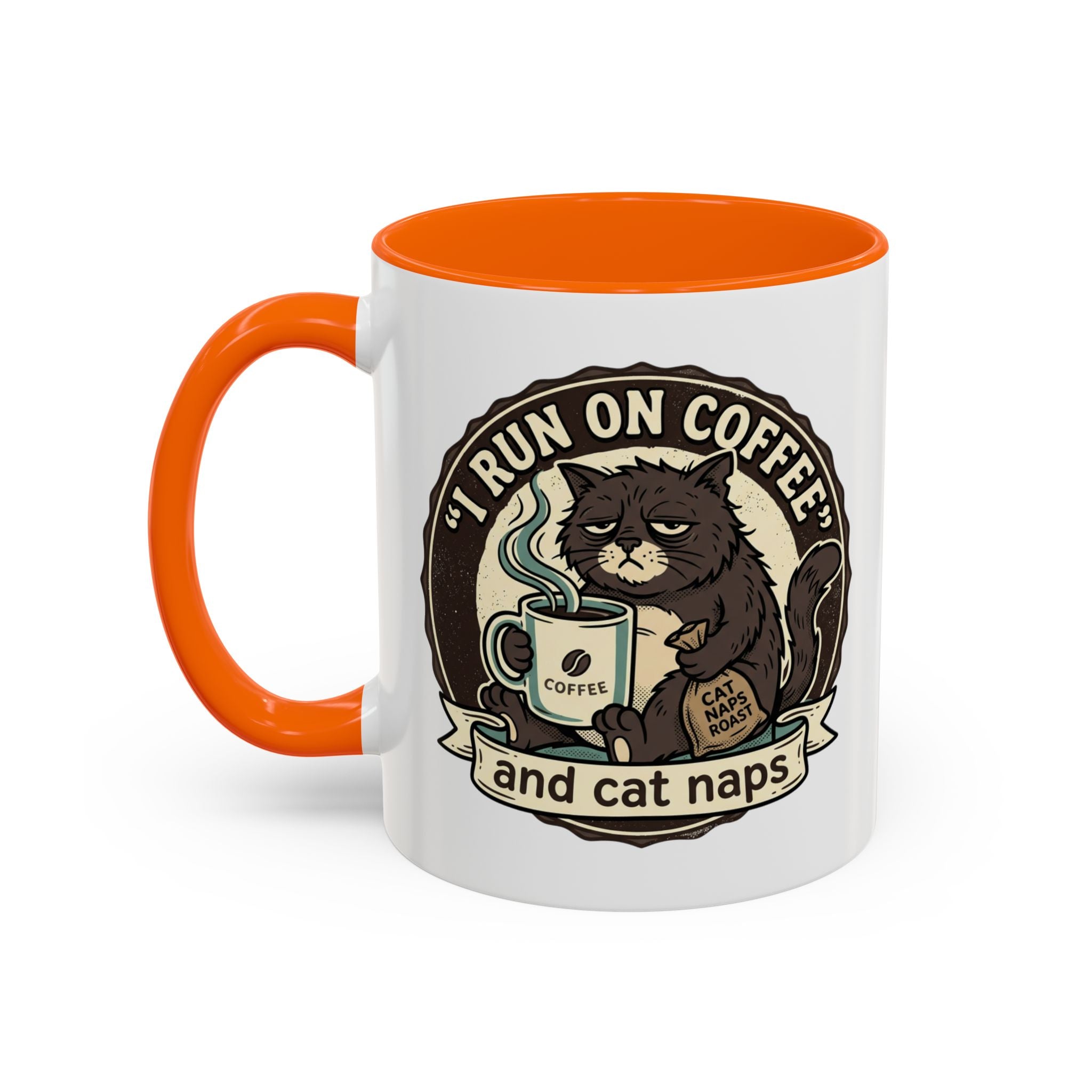 Coffee Lovers Mug — Rustic 'Coffee & Hops' Accent Ceramic Mug (11/15oz)