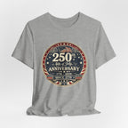 4th of July 250th Anniversary T-Shirt – Vintage American Flag Emblem (1776–2026)