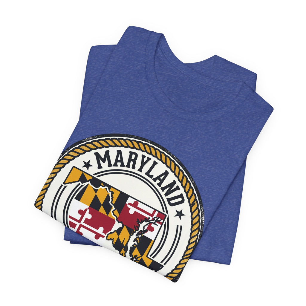 Maryland State Seal T-Shirt – The Free State Flag Emblem Tee