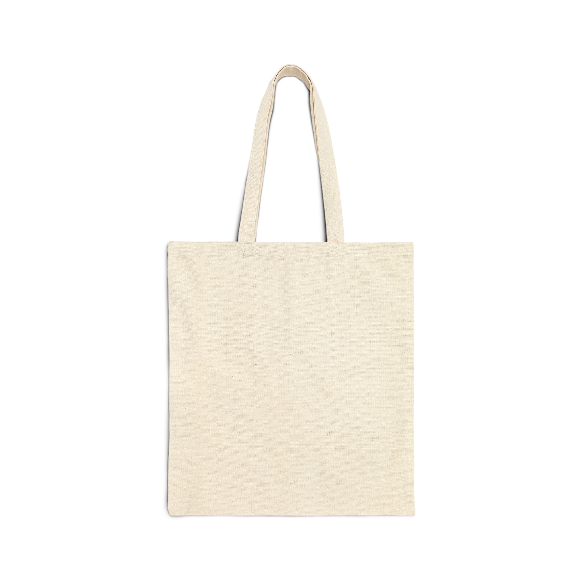 Tote Bag — "Hetero Tamas" Retro Rainbow Canvas Tote