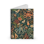 Octopus Nautical Spiral Notebook — Vintage Ocean Journal (Ruled)