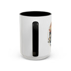 Cat Jester Accent Coffee Mug – Whimsical Vintage Cat Illustration (11/15oz)