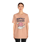 Mentally Elsewhere T-Shirt — Cute Brain on Cloud Graphic Tee