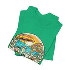 Amalfi Coast Vintage Travel Tee — Scenic Lemon & Vespa Graphic