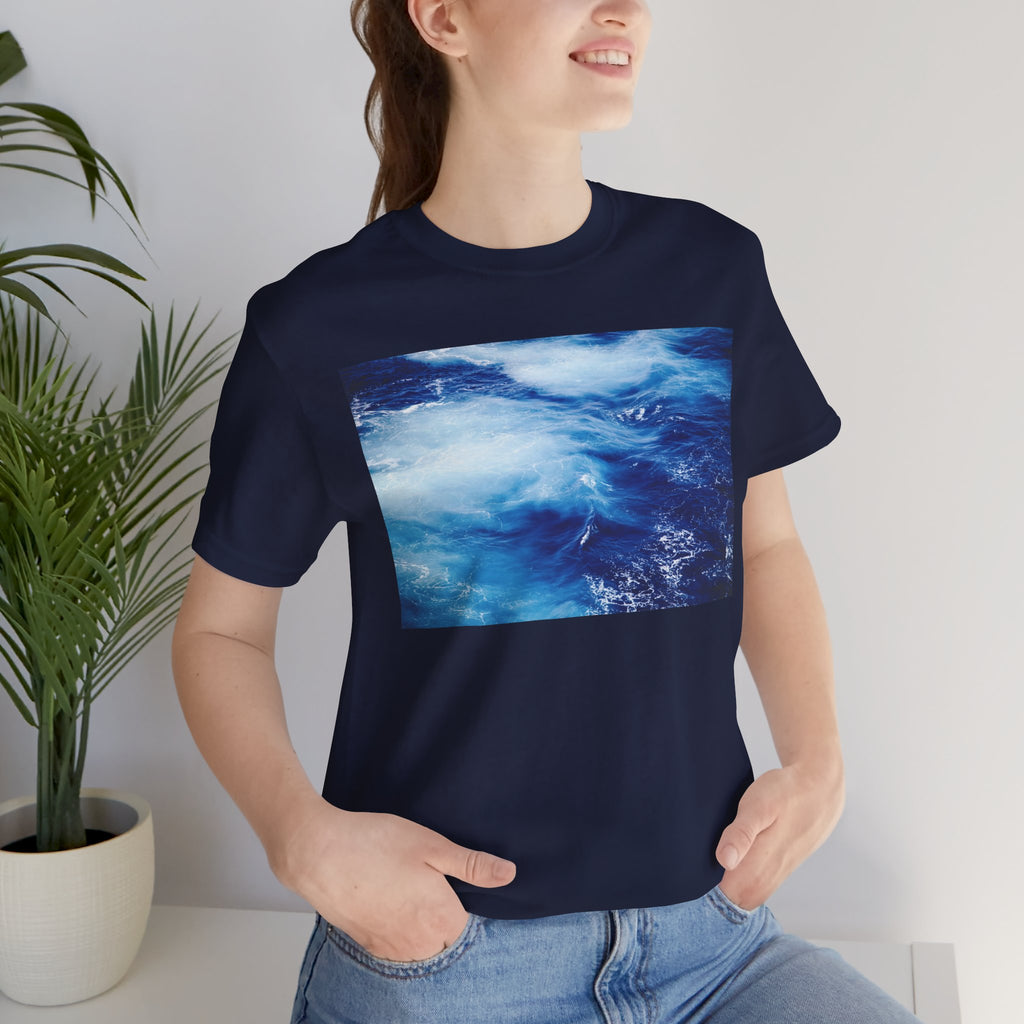 Ocean Waves  Tee — Blue Water Photography T-Shirt