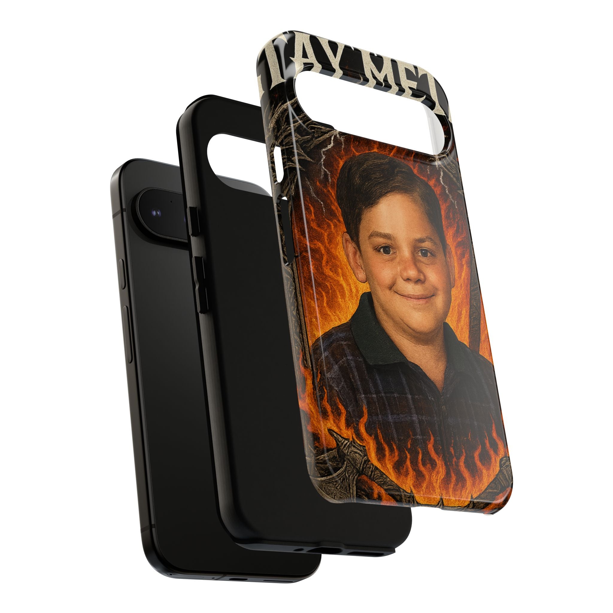 Metalhead Phone Case, Tough Cases for Music Lovers, Personalize with Unique Art, Gift for Metal Fans, Rock Lover's Accessory