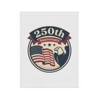 250th Anniversary Patriotic Garden Flag — American Eagle & Flag House Banner