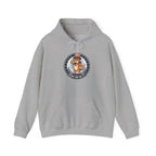 Patriotic Cat Hoodie — "Ready for the Stars" Graphic Pullover