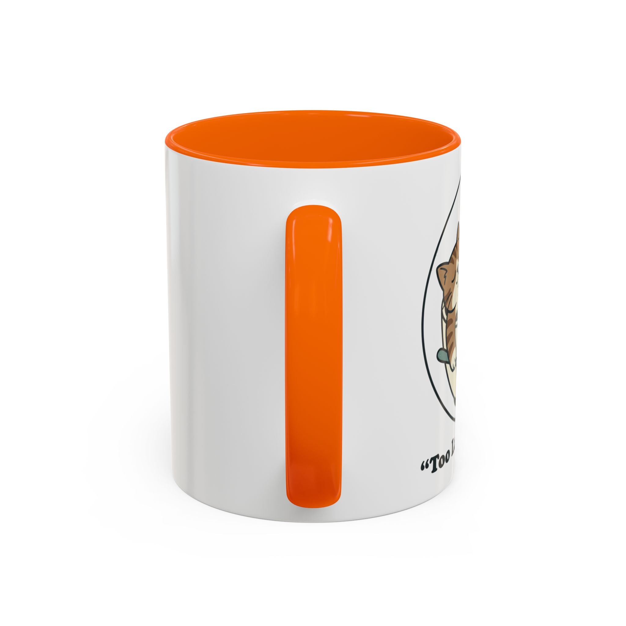 Latte Cat Coffee Mug – "Don't Wake Me, I'll Move" Cute Cat Latte Art Ceramic Accent Mug