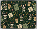 Laptop Sleeve — Cute Chihuahua Pattern with 'Trying My Best' Notes & Coffee