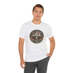 USA Eagle Vintage Patriotic T-Shirt — American Flag Graphic Tee