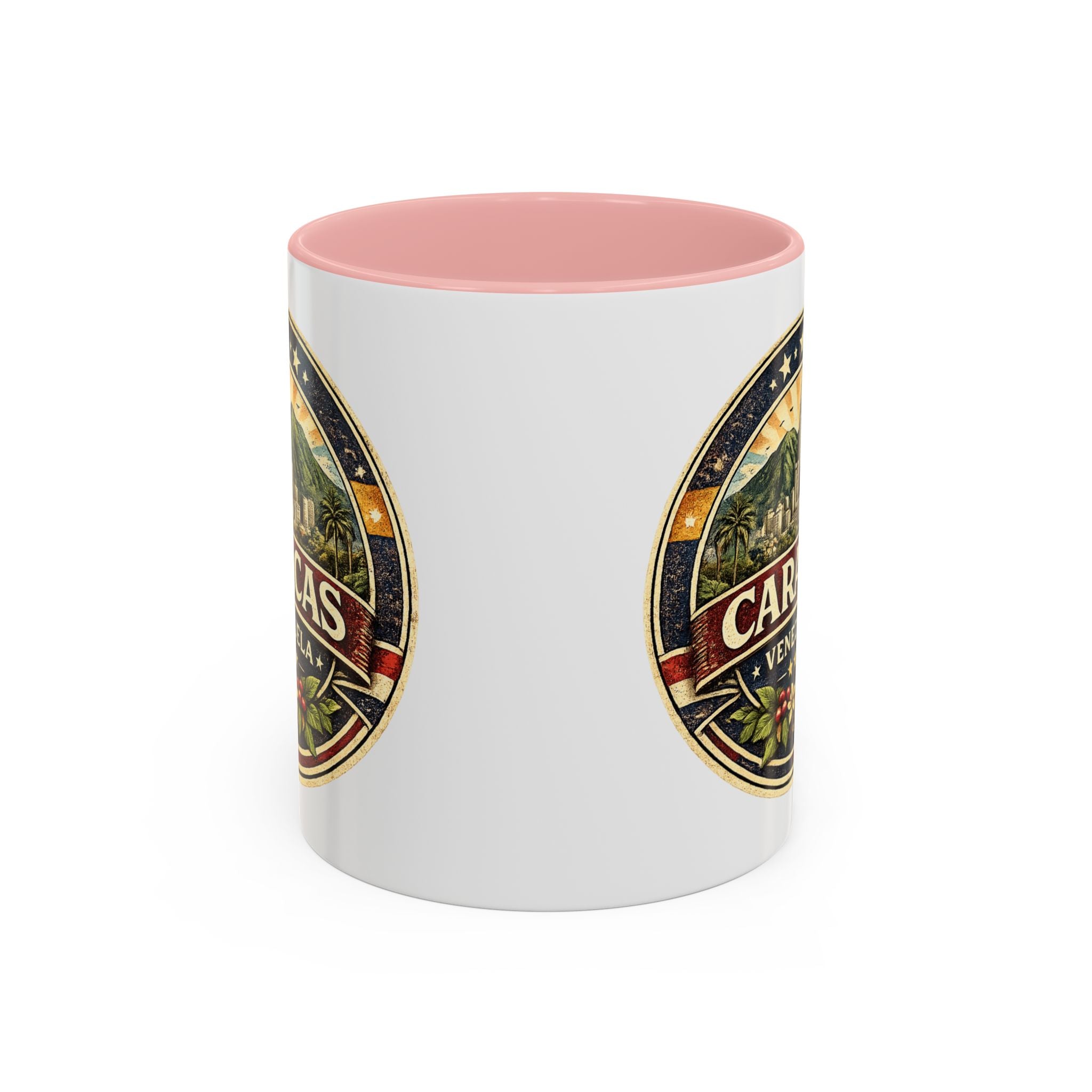 Caracas Venezuela Vintage Travel Accent Coffee Mug