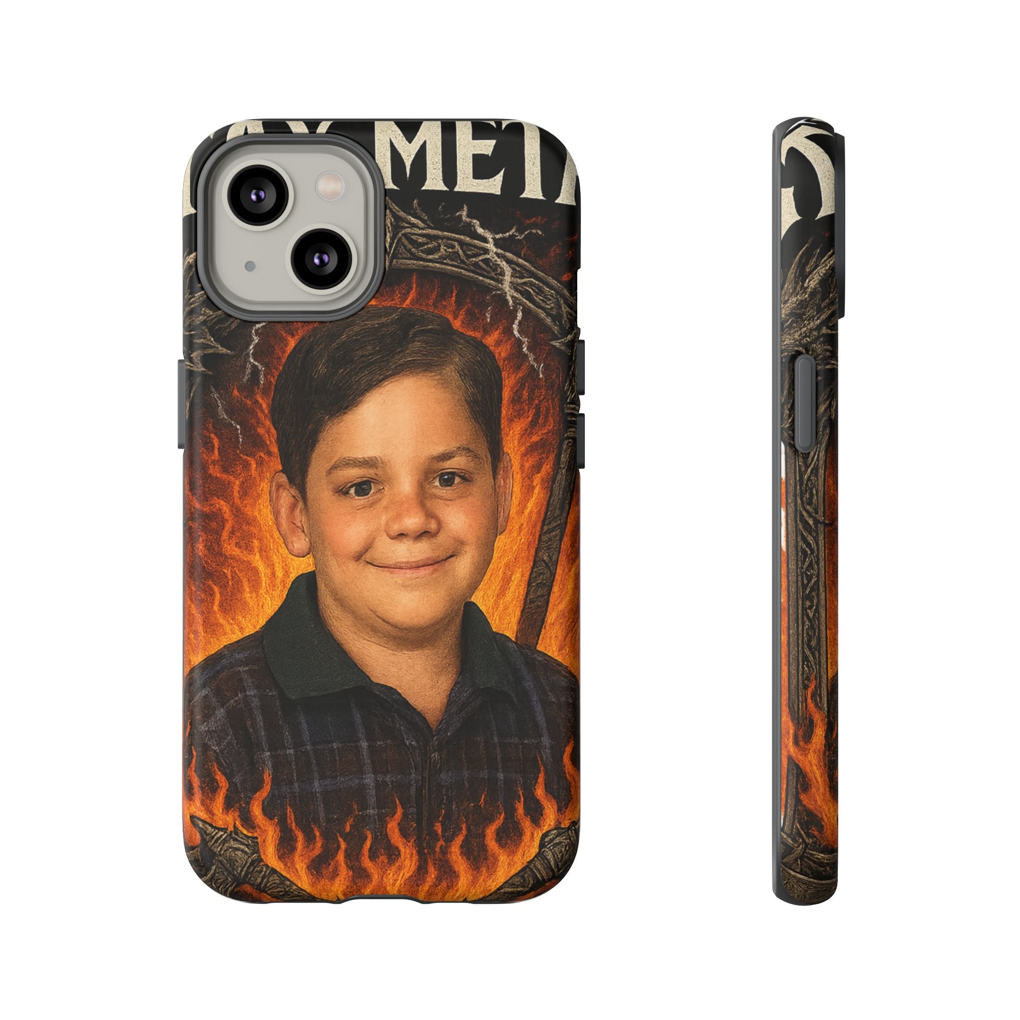 Metalhead Phone Case, Tough Cases for Music Lovers, Personalize with Unique Art, Gift for Metal Fans, Rock Lover's Accessory