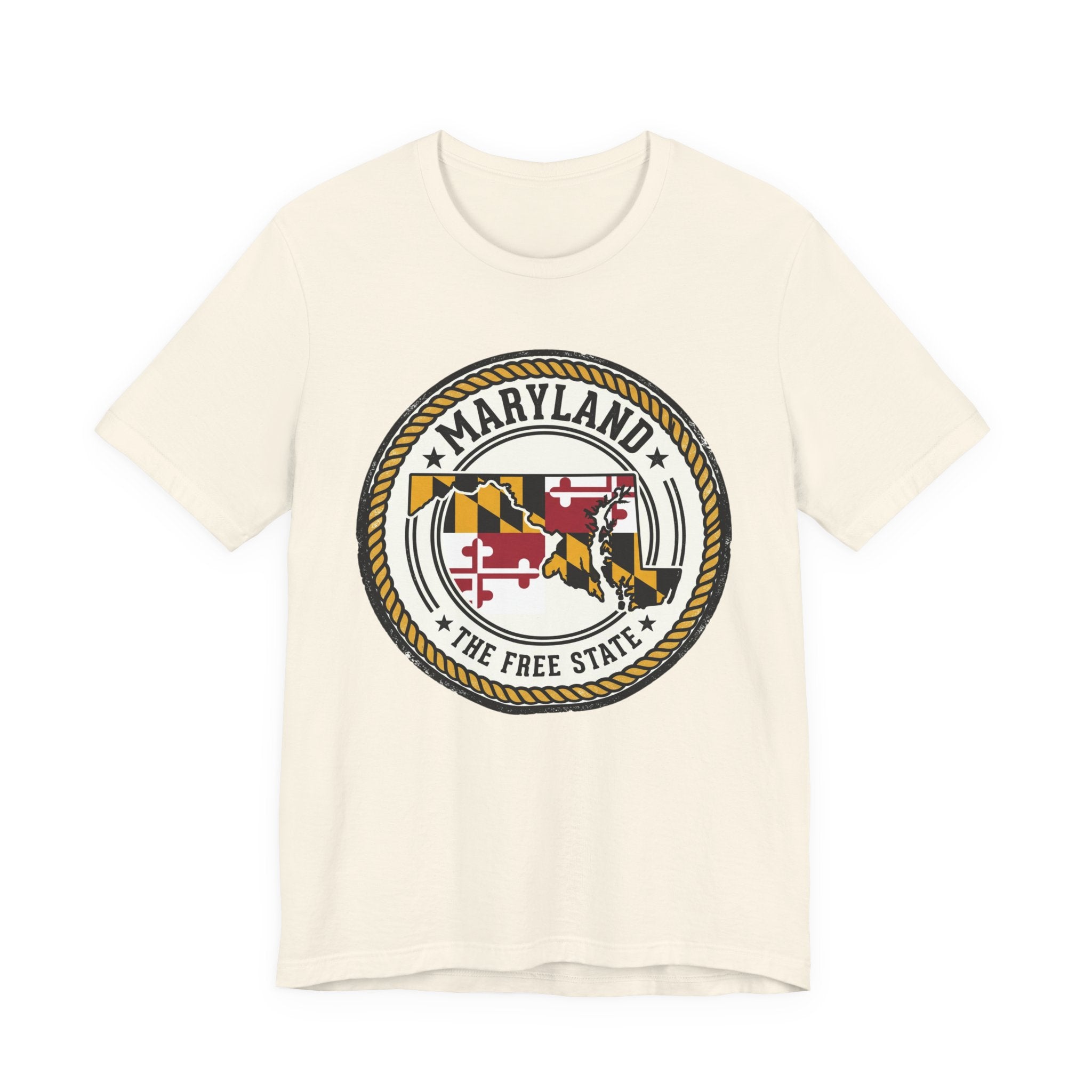 Maryland State Seal T-Shirt – The Free State Flag Emblem Tee