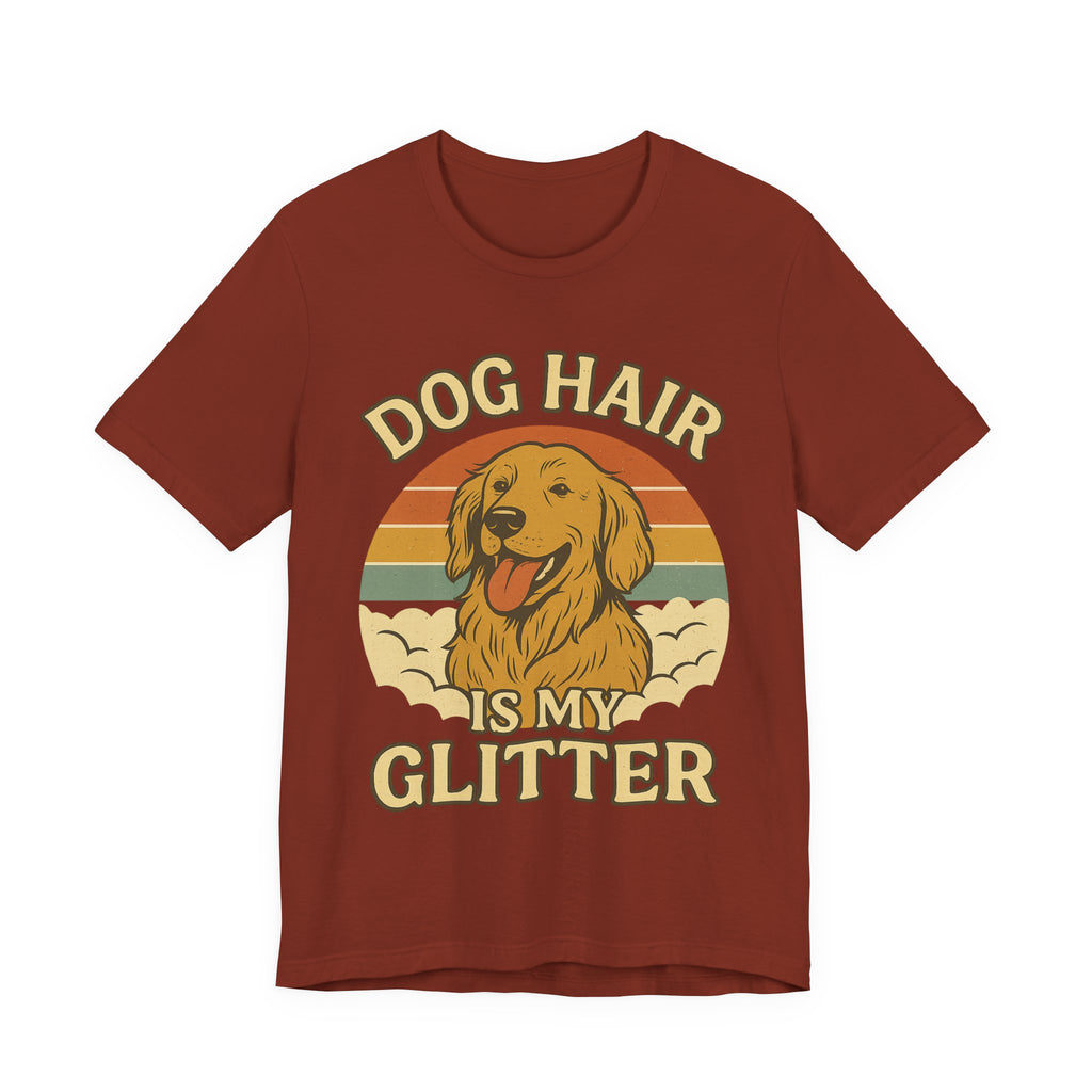 "Dog Hair Is My Glitter" – Golden Shedding Tee