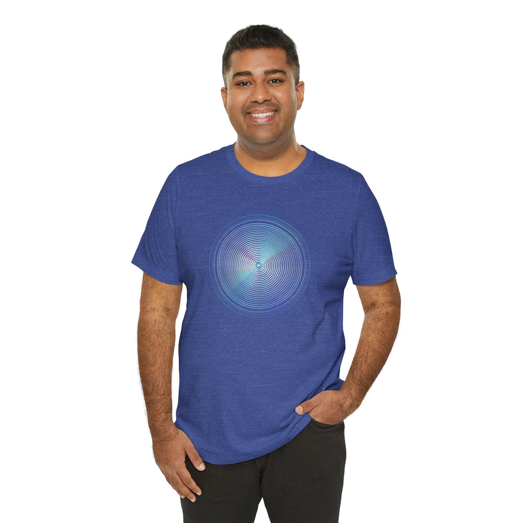 Hypnotic Holo Spiral T‑Shirt