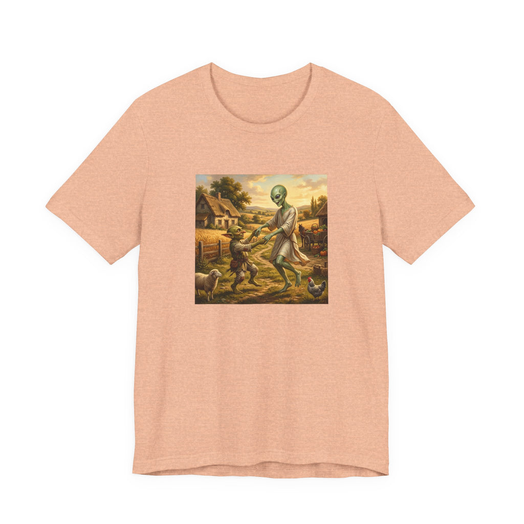 Alien Harvest Vintage Art T‑Shirt