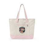 250th Anniversary American Flag Canvas Tote Bag — Zippered Patriotic Tote