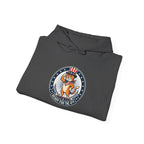 Patriotic Cat Hoodie — "Ready for the Stars" Graphic Pullover