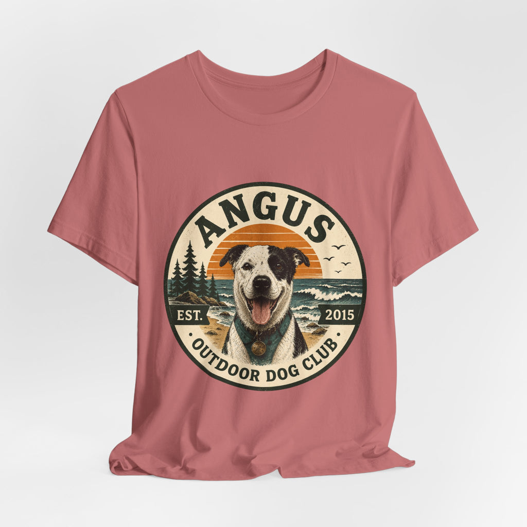 Angus Dog Photo Collage T-Shirt
