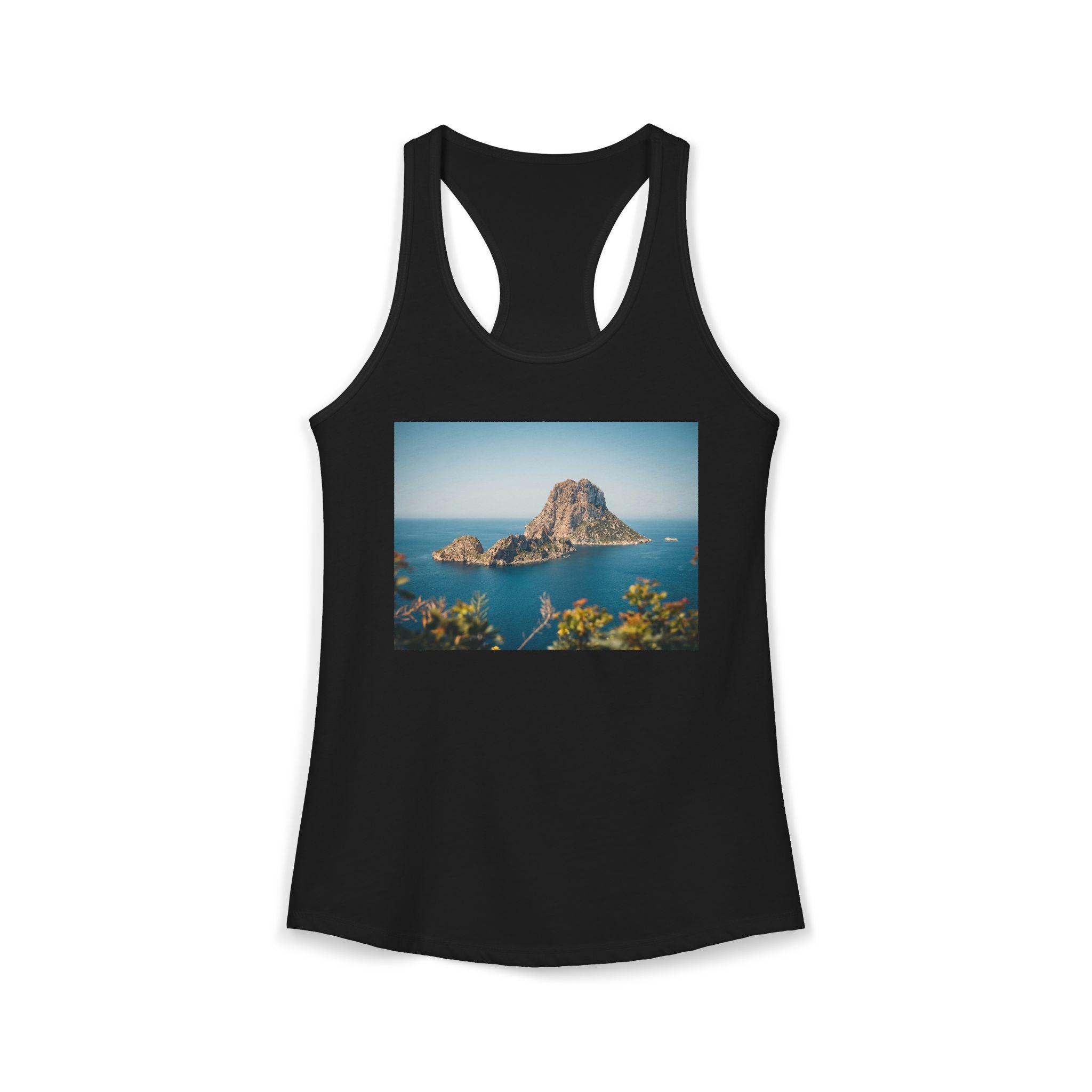 Women's Racerback Tank - Es Vedrà, Spain View