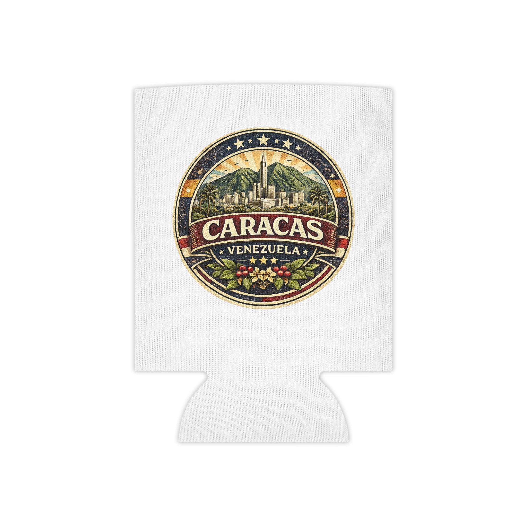 Caracas Venezuela Vintage Seal Can Cooler