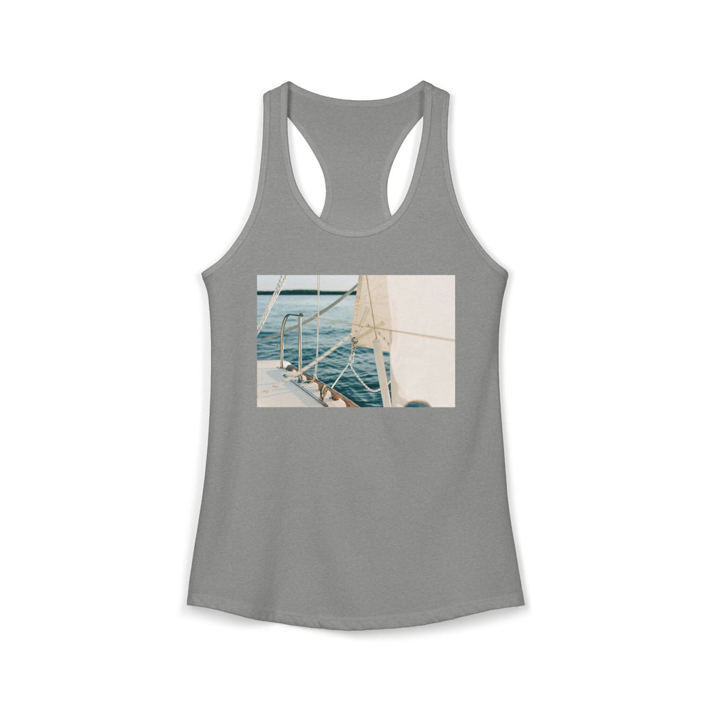 Women's Ideal Racerback Tank - Summer Boat Ocean Live
