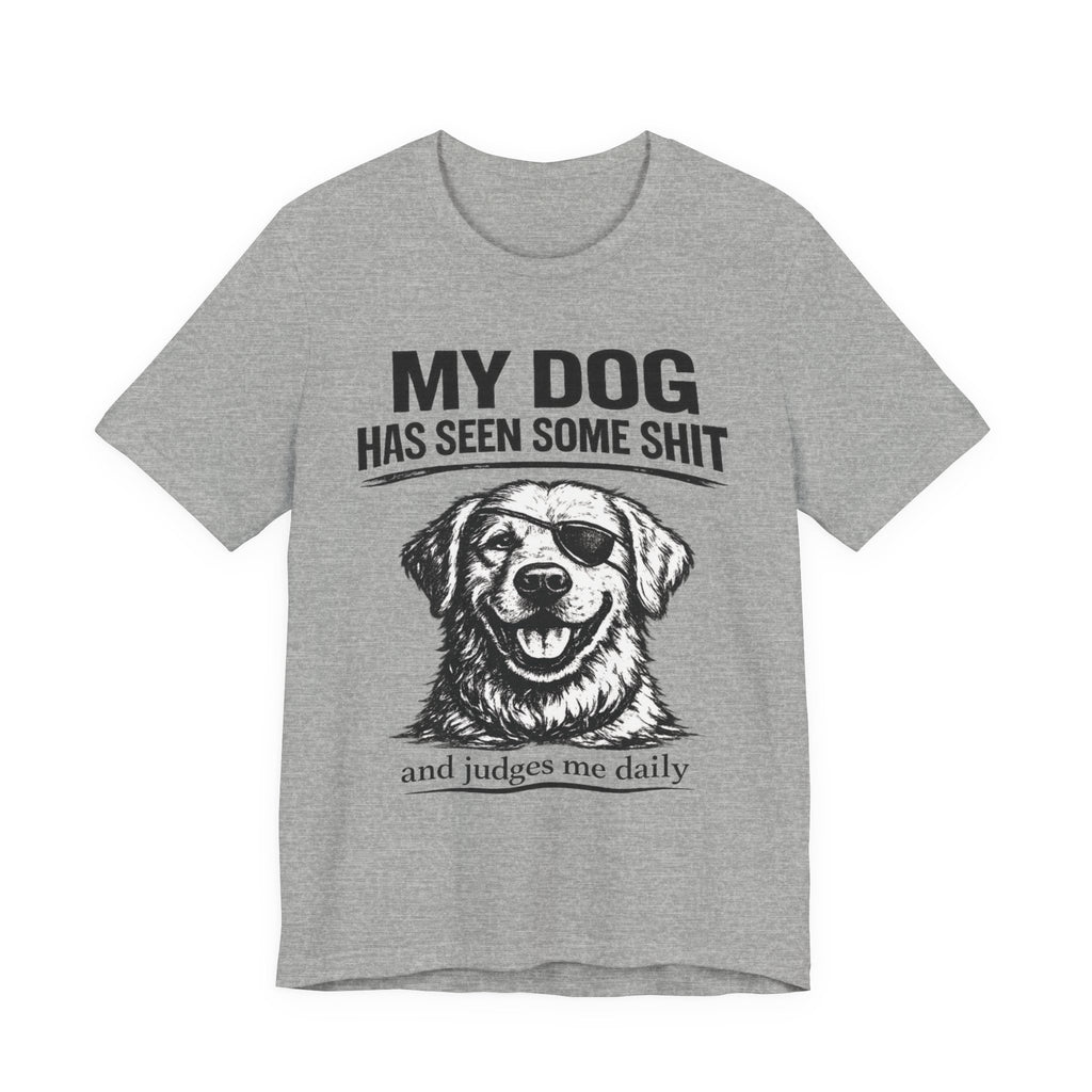 Golden retriever Dog T-Shirt — "My Dog Has Seen Some Shit" Funny Dog Lover Tee
