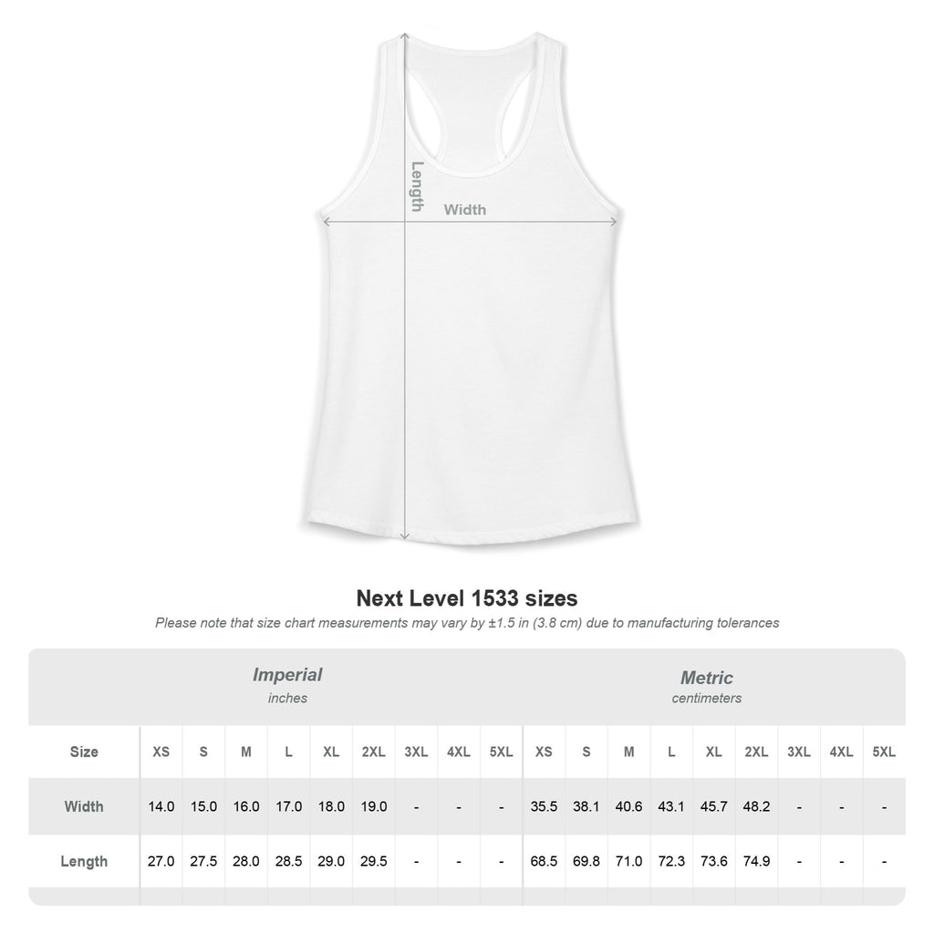 Women's Ideal Racerback Tank - "Hetero Jamás"