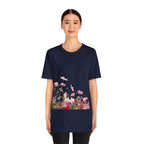 Floral Meadow Tee – Pink Wildflower Field Graphic T-Shirt