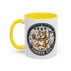 Space Camper Patch Coffee Mug — Retro Astronaut Camper 11/15oz Accent Mug