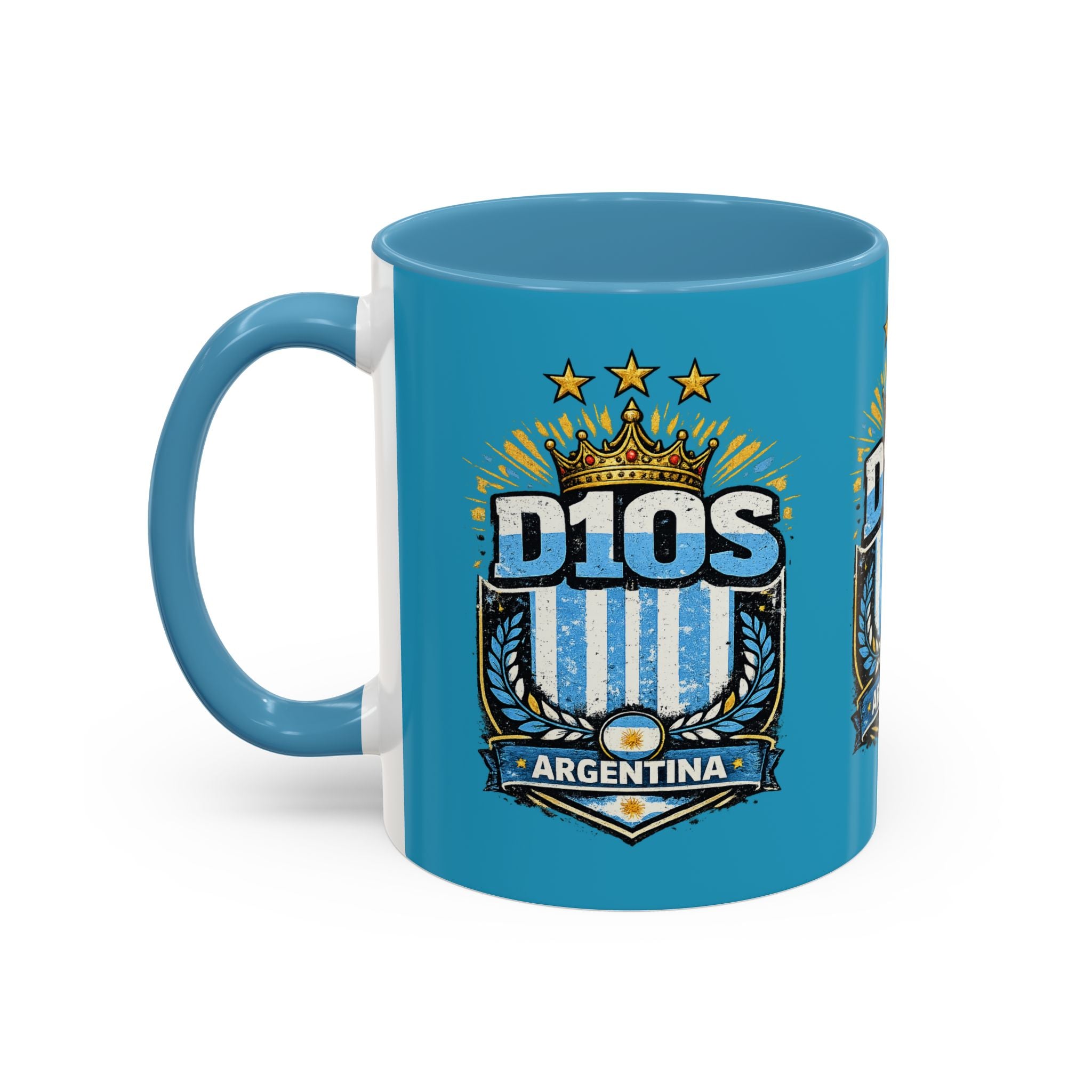 Coffee Mug — Bright Blue Accent Ceramic Mug (11/15oz)