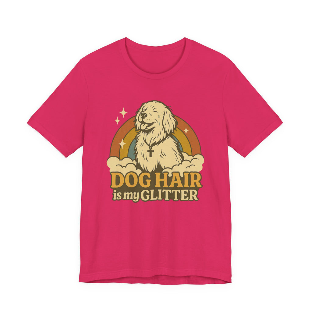 "Dog Hair Is My Glitter" – Retro Golden Vibes Edition