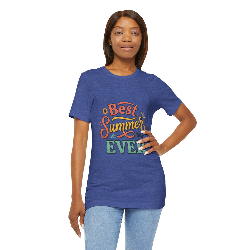 Best Summer Ever T-Shirt — Retro Colorful Vacation Tee