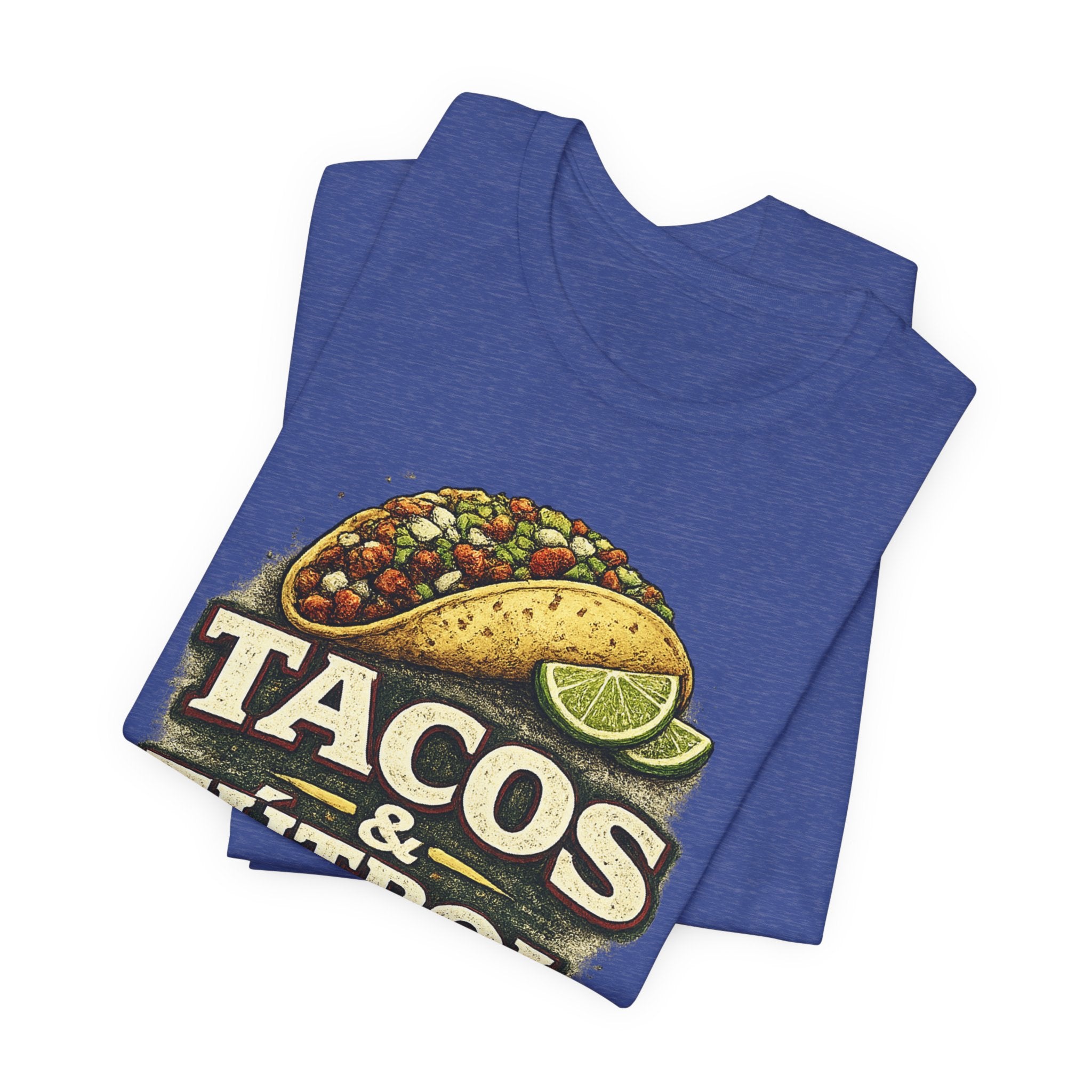 T-Shirt — Tacos & Fútbol Graphic Tee — Soccer Fan Mexican Food Mashup