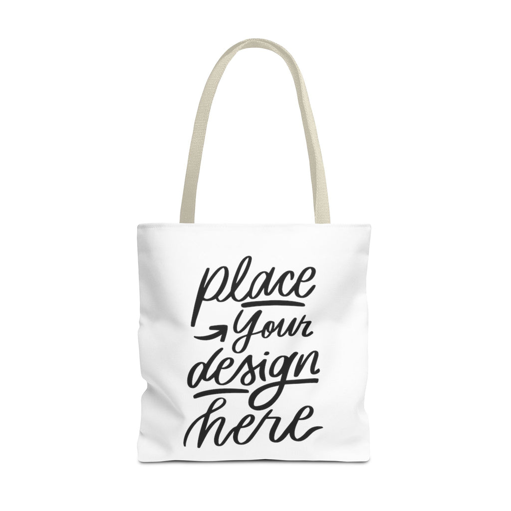 Custom Printed Tote Bag — Personalized All-Over-Print Canvas Shopper