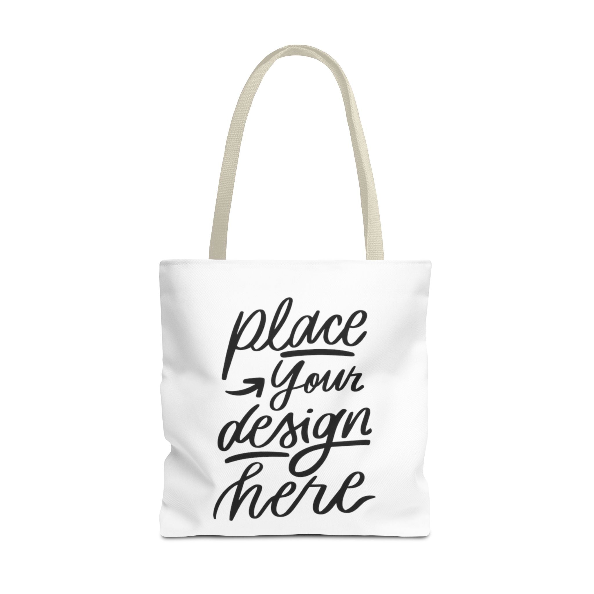 Custom Printed Tote Bag — Personalized All-Over-Print Canvas Shopper