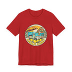 Amalfi Coast Vintage Travel Tee — Scenic Lemon & Vespa Graphic